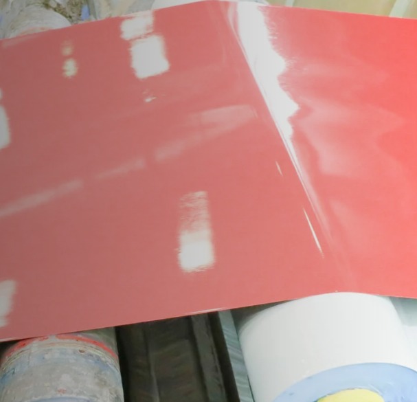 Colour coating process